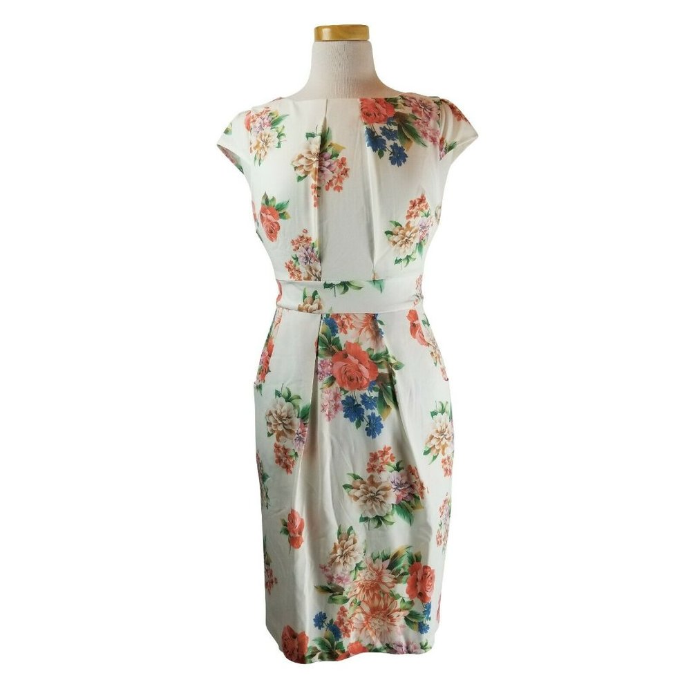 Modcloth Elegant Reflections Sheath Dress Small